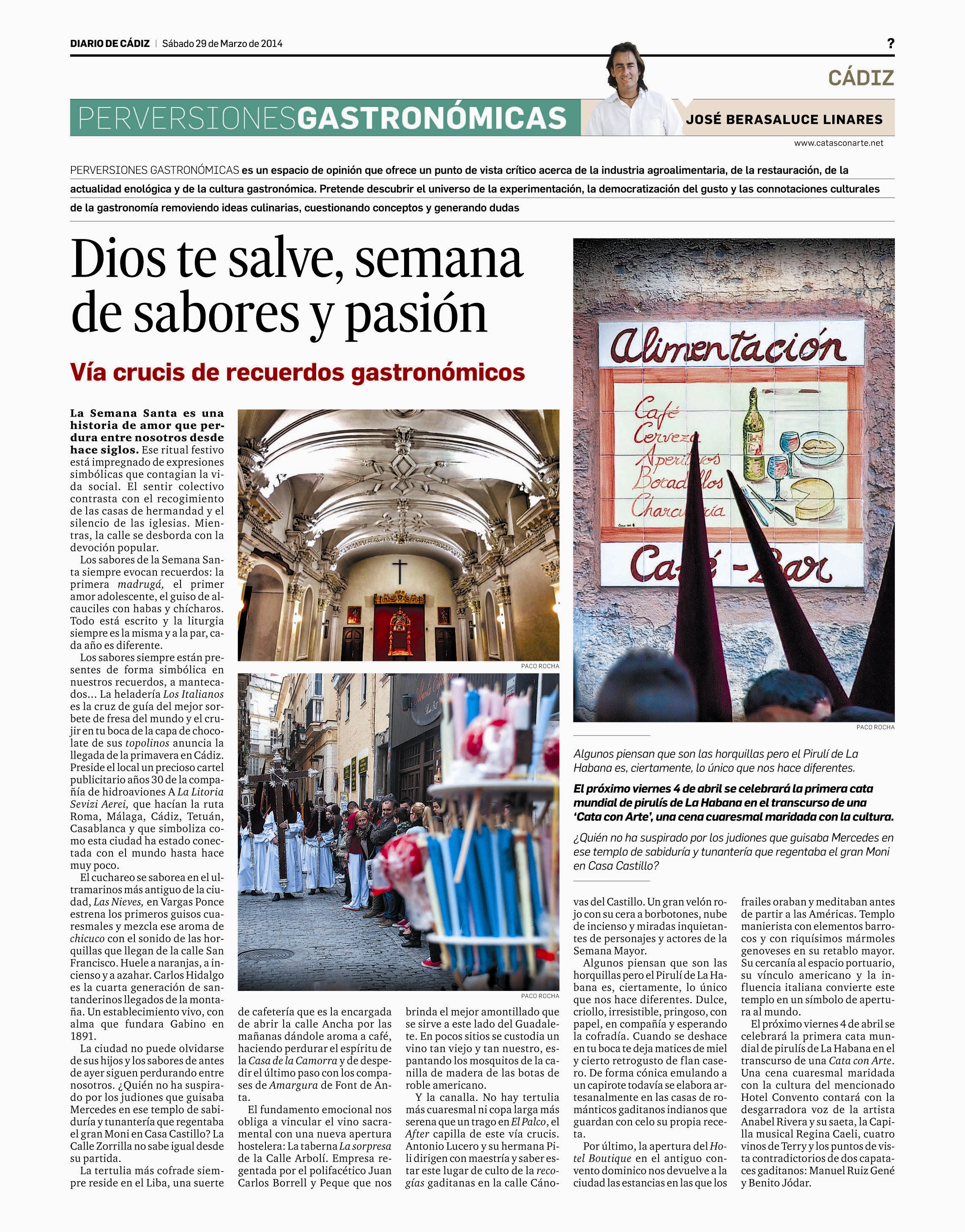 Dios te salve, semana de sabores y pasión