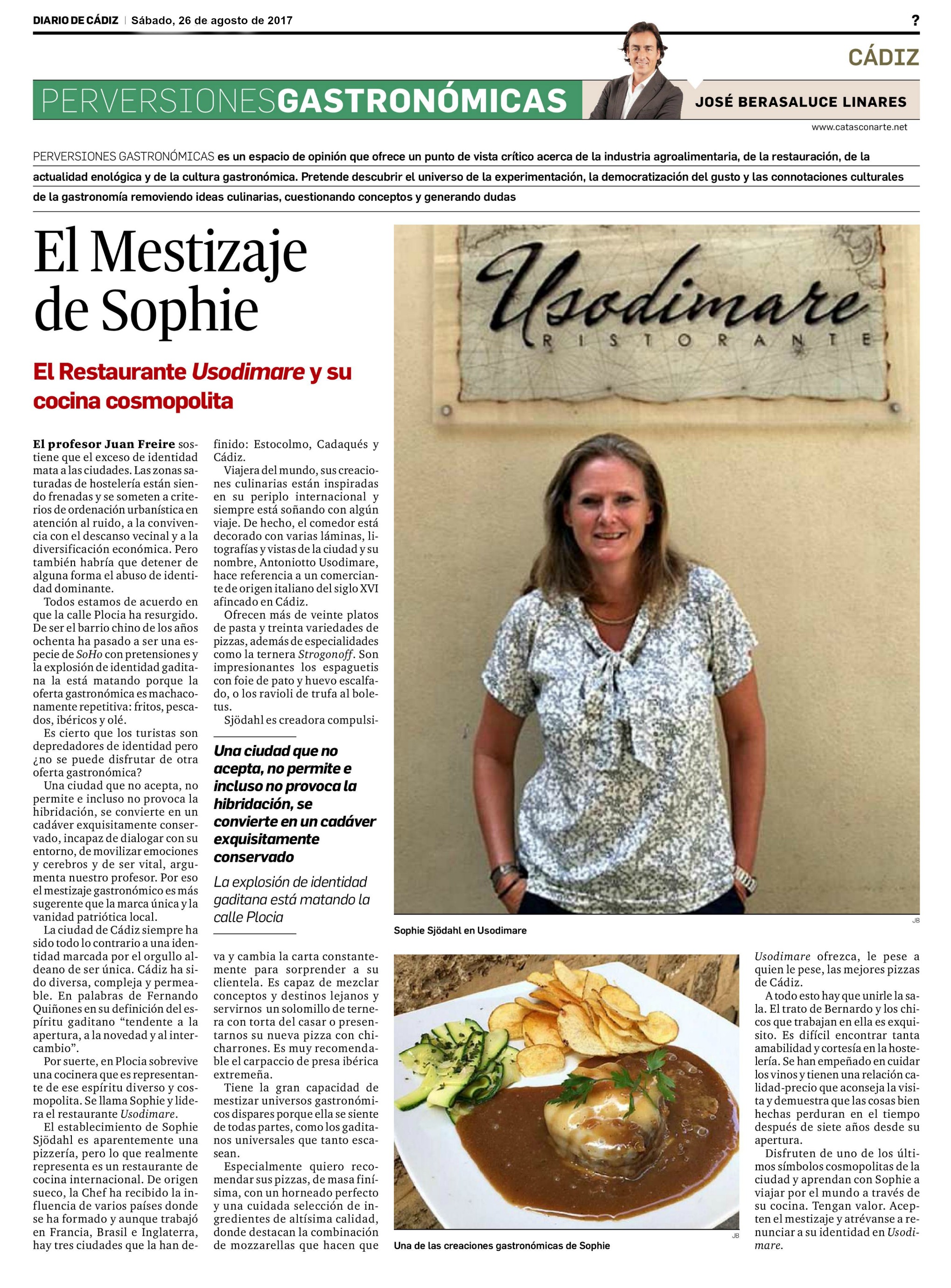 El mestizaje de sophie