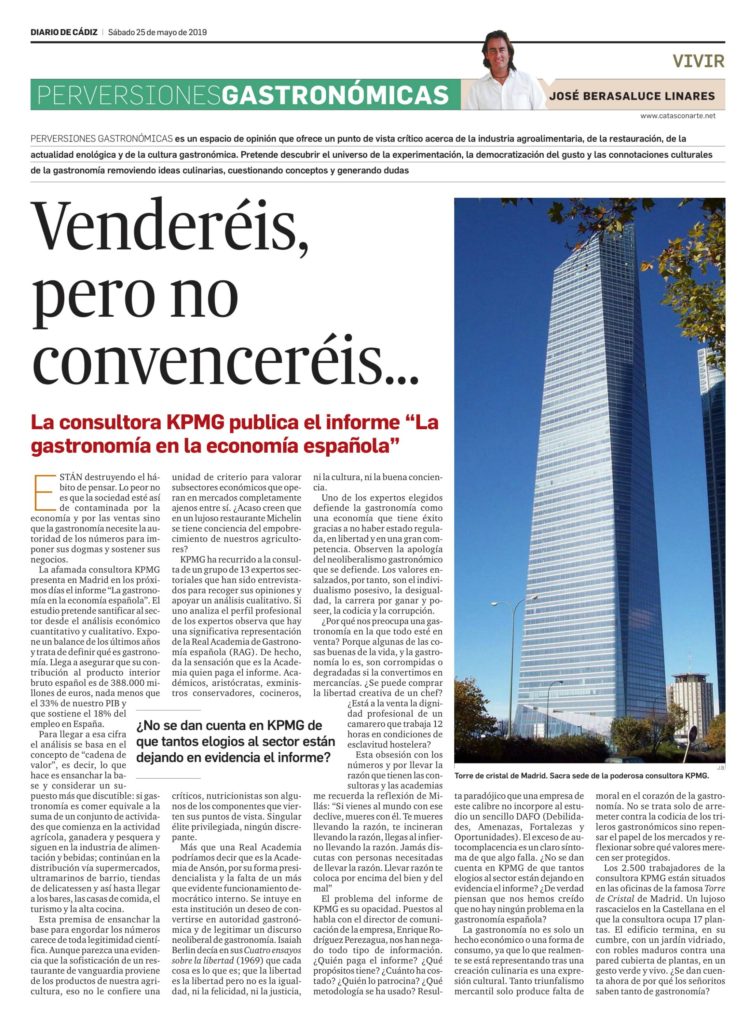 Venderéis pero no convenceréis