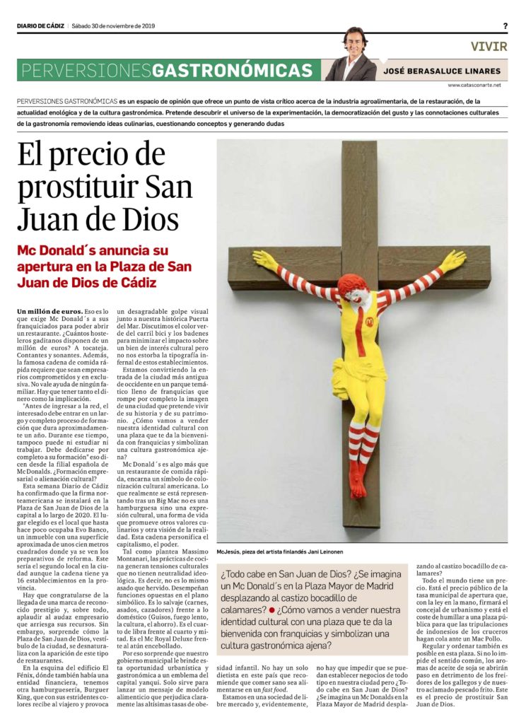 El precio de prostituir san juan de dios
